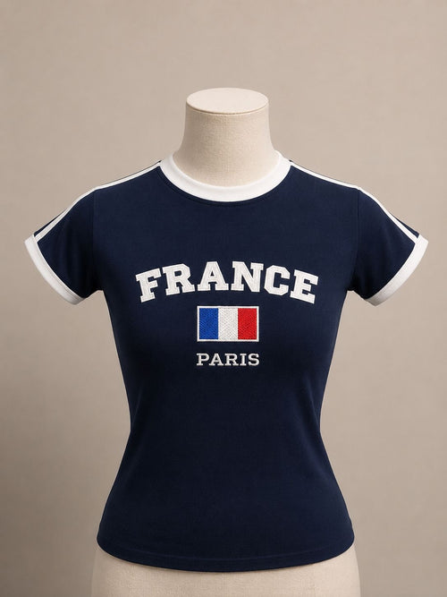 France Baby Tee